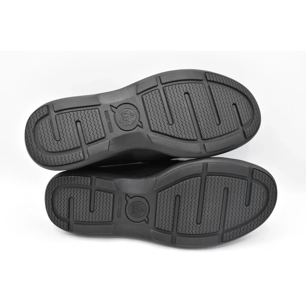 Born Mariner Loafers Mens 9 Black Full Grain Leather Slip On Moc Toe Shoes NEW